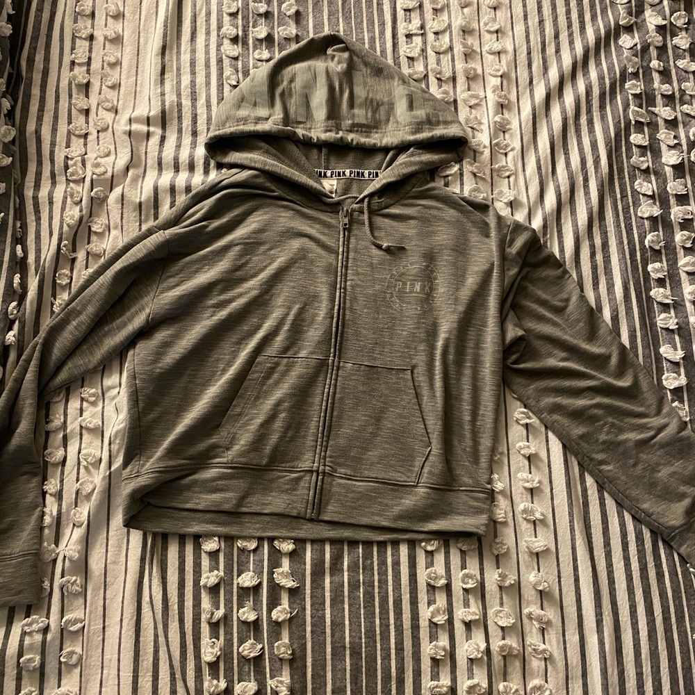 PINK zip up hoodie